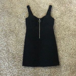 Black Corduroy Pinafore Dress